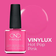 CND Vinylux Long Wear Nail Polish No Lamp Required 15ml Hot Pop Pink