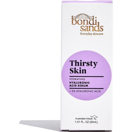 Bondi Sands Thirsty Skin Hyaluronic Acid Serum Anti-Aging Face Serum Moisturising for Sensitive and Mature Skin 30ml