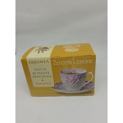 Infusions of Officinal Plants Ginger Lemon Organic 20 Single-Dose Filter Bags