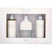 FCUK Friction Eau De Toilette Spray Gift Set for Women