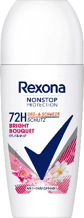 Rexona Nonstop Protection Deodorant Roll-On Bright Bouquet 50 Ml