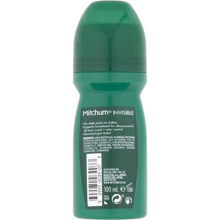 Mitchum Invisible Men 48HR Protection Roll On Deodorant & Anti-Perspirant Pure Energy 100ml