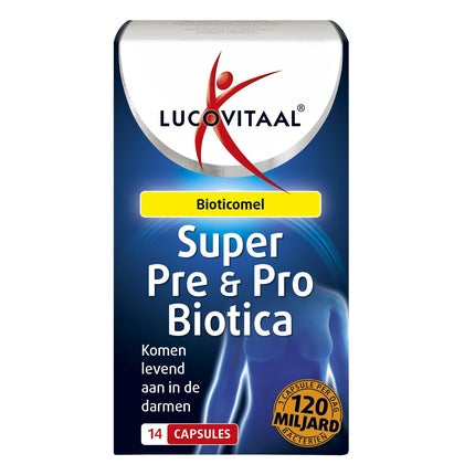 Lucovitaal Pre & Probiotics 120 Billion Bacteria - Supports Digestive Health