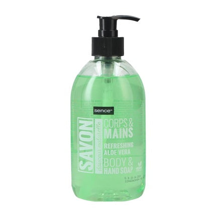 Sence Beauty Sencealoe Vera Hand And Body Soap 500ml Refreshing Aloe Vera
