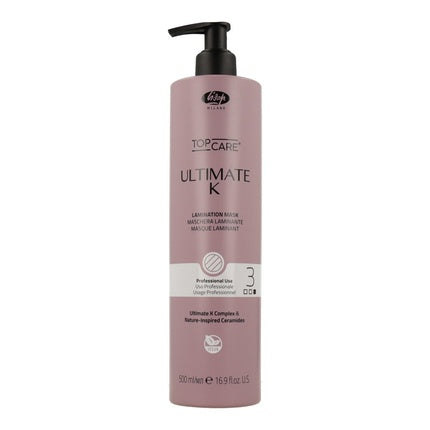 Lisap Ultimate K Lamination Mask Step 3 500 Milliliters Hair Treatment