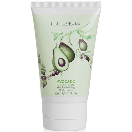 Crabtree & Evelyn Avocado Olive Basil Revitalising Body Lotion 50 Ml