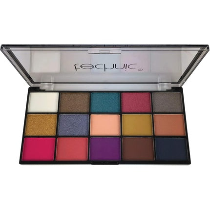Technic Eyeshadow Palette 15 Pressed Pigment Vacay Shimmer Matte Eye Shadow