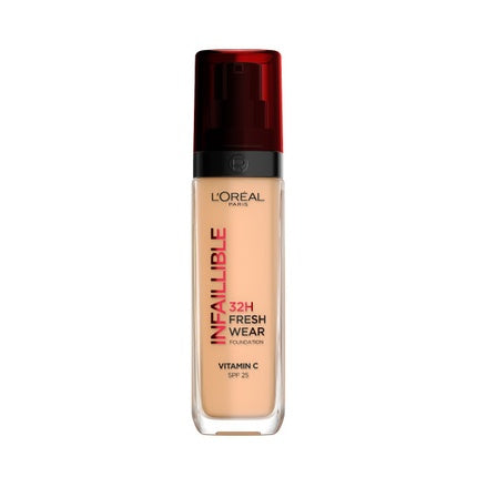 L'Oreal Infallible 32h Fresh Wear Foundation Long-Lasting Face Foundation 200 Natural Linen 30ml