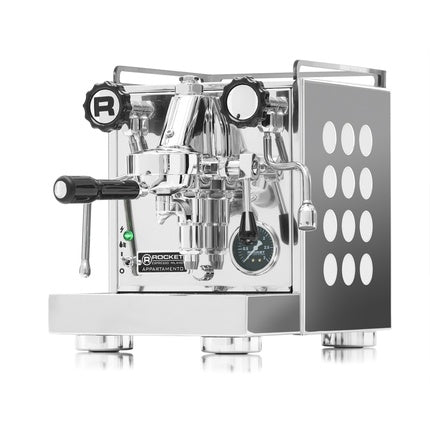 Rocket Appartamento Compact Portafilter Espresso Machine Chrome White