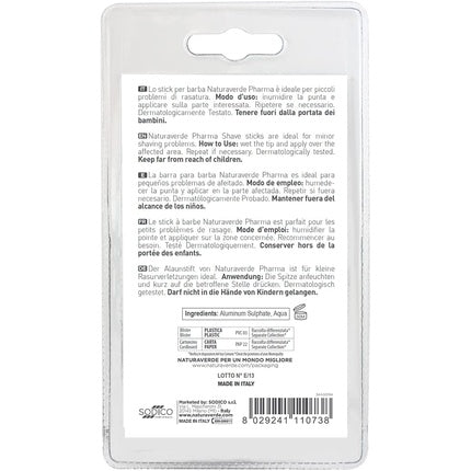 Naturaverde | Pharma Men's Aftershave Stick Aftershave Stick Soothing For