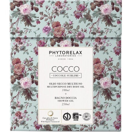 PHYTORELAX Coccole sublimi Coconut Gift Box Dry Oil 100ml and Shower Gel 250ml