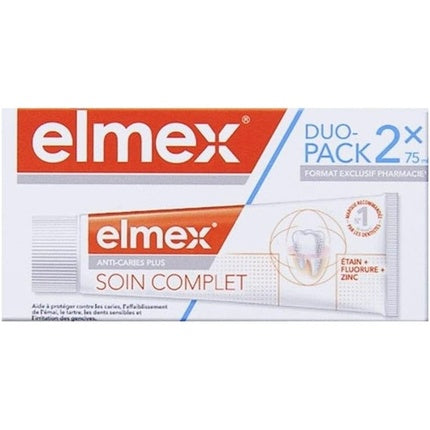 Elmex Complete Care Anti-Caries Plus Toothpaste 75ml - Pack of 2