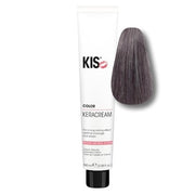 KIS KeraCream Color Permanent Hair Color Cream 100ml Graphite High Coverage Intensive Hair Color Keratin Infusion Animal-Friendly & Sustainable