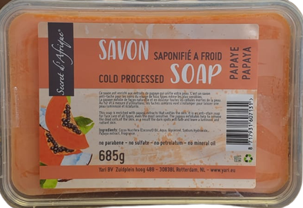 Secret D'Afrique Sda Papaya Soap 685g