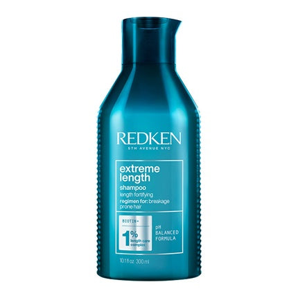 Redken Extreme Length Shampoo Strengthening Shampoo For Weakened Hair With Biotin 300ml