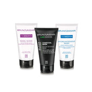 Bruno Vassari Multimasking Set - Includes Moisturizing Cream Mask 50 Ml, Vitamin A Anti-Stress Day & Night Cream Mask 50 Ml, And Glycolic Acid Detoxifying Cream Mask 65 G