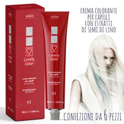 Lovely Color Permanent Hair Dye Kit 6x100ml