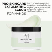 CND Pro Skincare for Feet Mineral Bath Exfoliating Sea Salt Scrub Advanced Callus Remover and Intense Hydration Treatment Vegan Natural Origin Formula