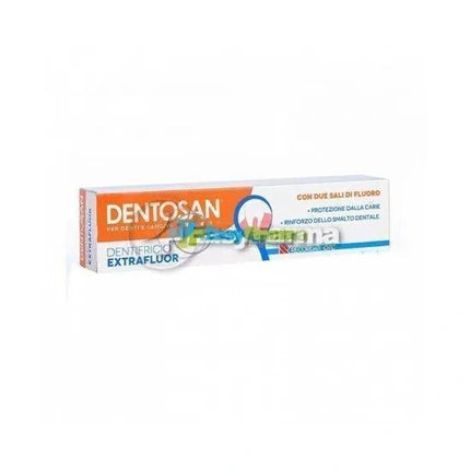 Recordati Dentosan Extrafluor Toothpaste For Teeth And Gums 75 Ml