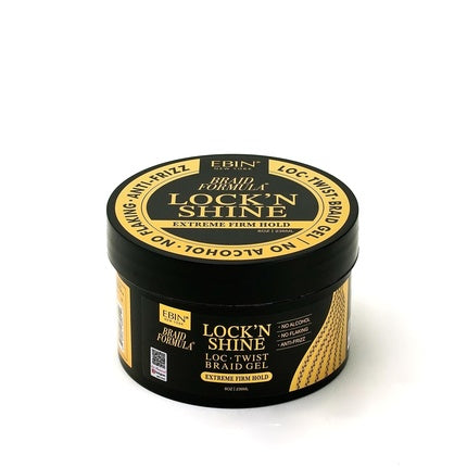 Braid Formula Lock'n Shine Extreme Firm Hold 8oz 236ml