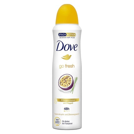 Dove go fresh Deodorant Spray Passionfruit and Lemongrass Scent Antiperspirant 48 Hour Protection 150ml