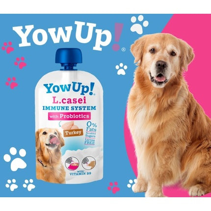 Yowup! Immune System Support for Dogs with L. Casei Probiotics and Turkey - Pack of 10