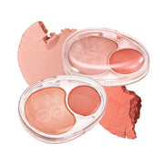 Mellow Dual Blush Cr01 Juicy Smile Dual Color Jelly Texture 12 Colors