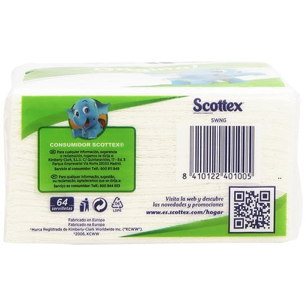 Scottex Original Napkins 30 X 30 Cm, 64 Pieces