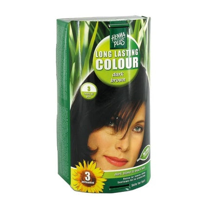 Hennaplus Lasting 3 Dark Brown Hair Color