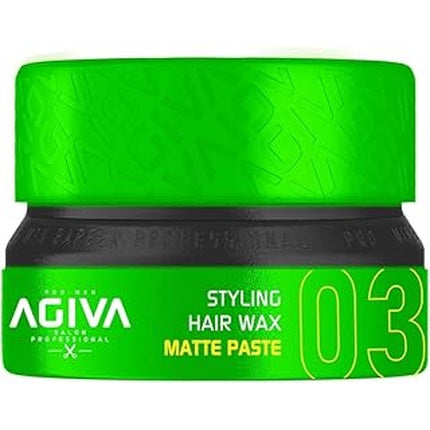 Agiva Wax Matte Paste Green - 155 Ml