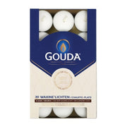 Gouda Wax Candle 8 Hour Box White Perfect For Longlasting Ambiance