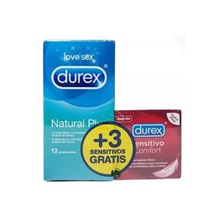 Durex Durex Love Sex Natural Plus 12 Condoms 3 Sensitive