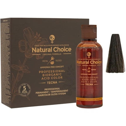 4.0 Castano Medio Tecna Ncc Biorganic Acid Color 3x130ml - Pack of 3