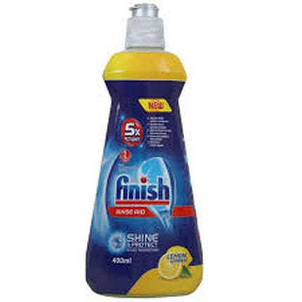 Finish Dishwasher Rinse Aid 400ml Powerball Lemon