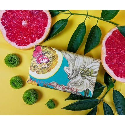 The English Soap Company Royal Botanical Gardens Kew Wrapped Soap Bar Luxury Grapefruit Shea Butter Soap 240g