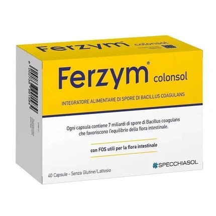 Specchiasol Ferzym Colonsol 40 Capsule - Digestive Health Supplement