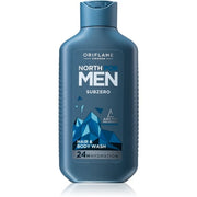 Oriflame North for Men Subzero 2-in-1 Shampoo and Shower Gel - 250 ml