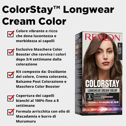 Revlon ColorStay Longwear Cream Hair Color 6.6 Intense Red 165ml