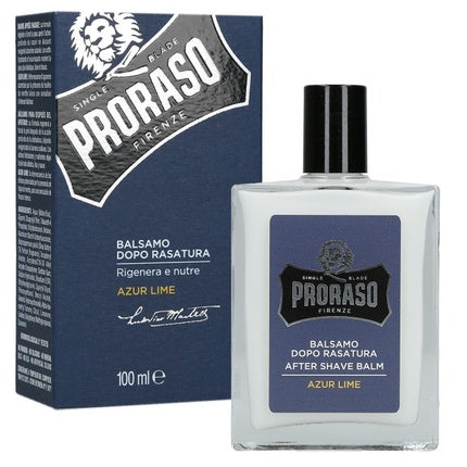 Proraso Single Blade Azur Lime Aftershave Balm 100ml