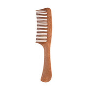 Eurostil Hair Comb Curved Large Wooden Handle 1 Unit