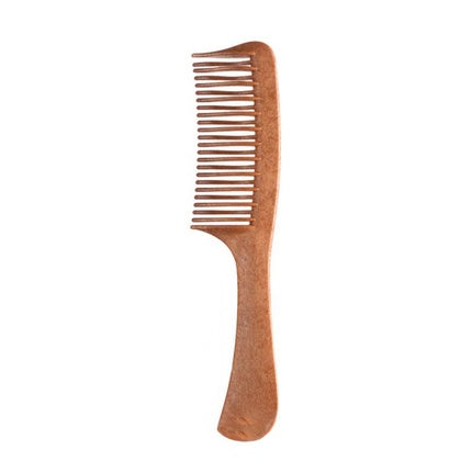 Eurostil Hair Comb Curved Large Wooden Handle 1 Unit