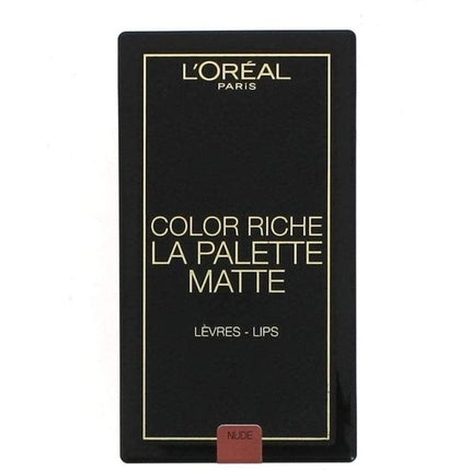 L'Oreal Color Riche La Palette Matte 6 Colour Lip Kit Nude