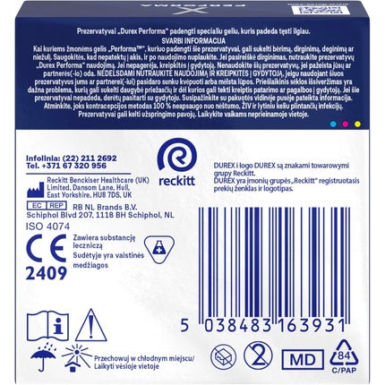 Durex Performa Condoms with Lubricant Extending Intercourse - Pack of 3