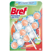 Henkel Bref Toilet Hanging Freshener 3x50g Pronature Grapefruit 100% Recycled