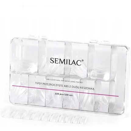 Semilac Clear Tips Box