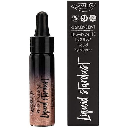 Purobio Resplendent Illuminant Liquid Stardust Highlighter No. 02 Rose Gold