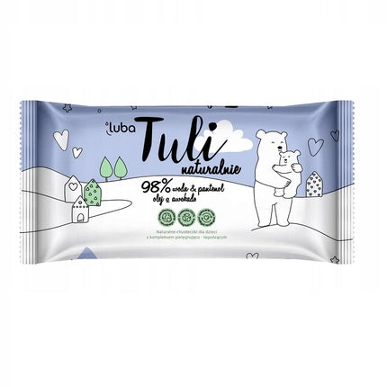 Luba Tuli Moisturizing Wipes For Children With Panthenol And Avocado - 50 Pieces