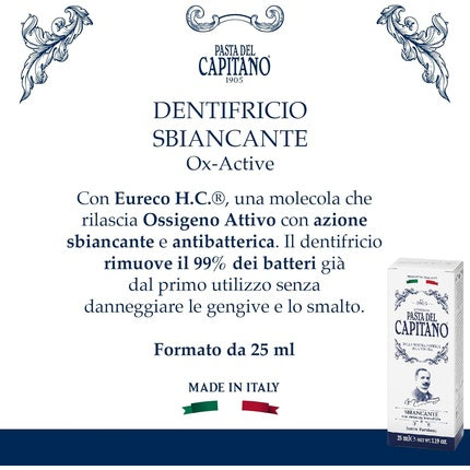 Pasta del Capitano 1905 Whitening Toothpaste 25ml