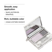 Clinique All About Shadow Duo Eye Shadow Makeup Safe For Sensitive Eyes AG Uptown/Downtown