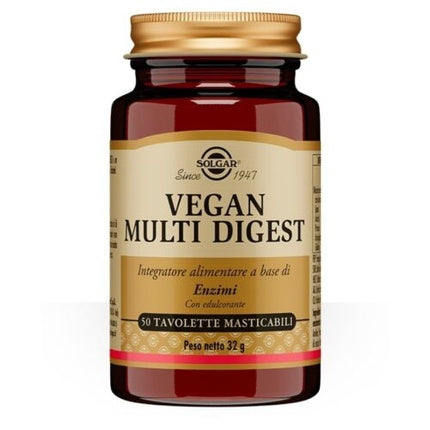 Solgar Vegan Multi Digestive Aid Supplement 50 Tablets